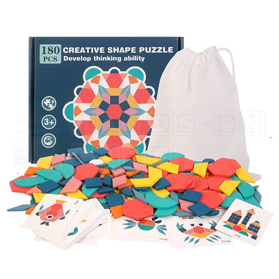 ShapeQuest™ Creative Shape Puzzle-Math Toys-Hands-On Toys