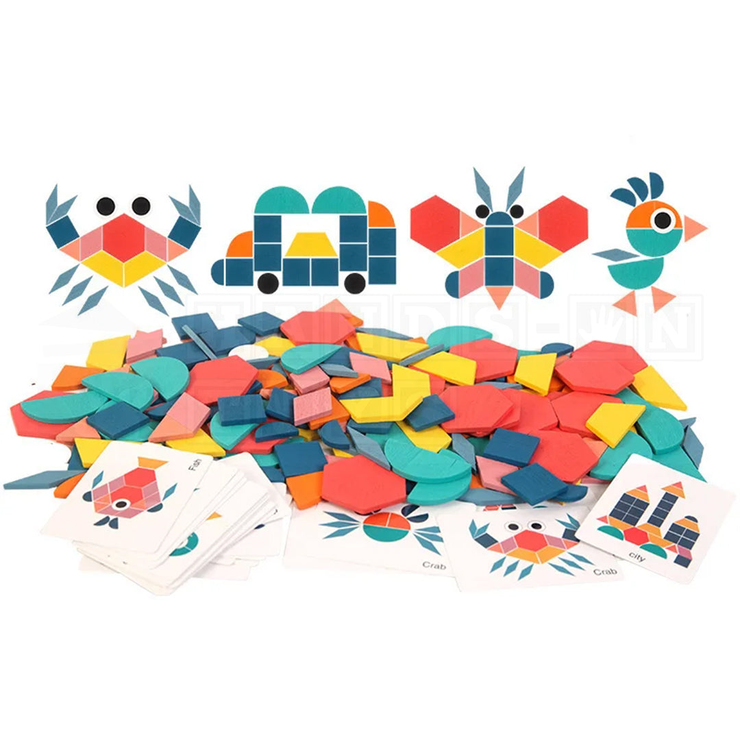 ShapeQuest™ Creative Shape Puzzle-Math Toys-Hands-On Toys