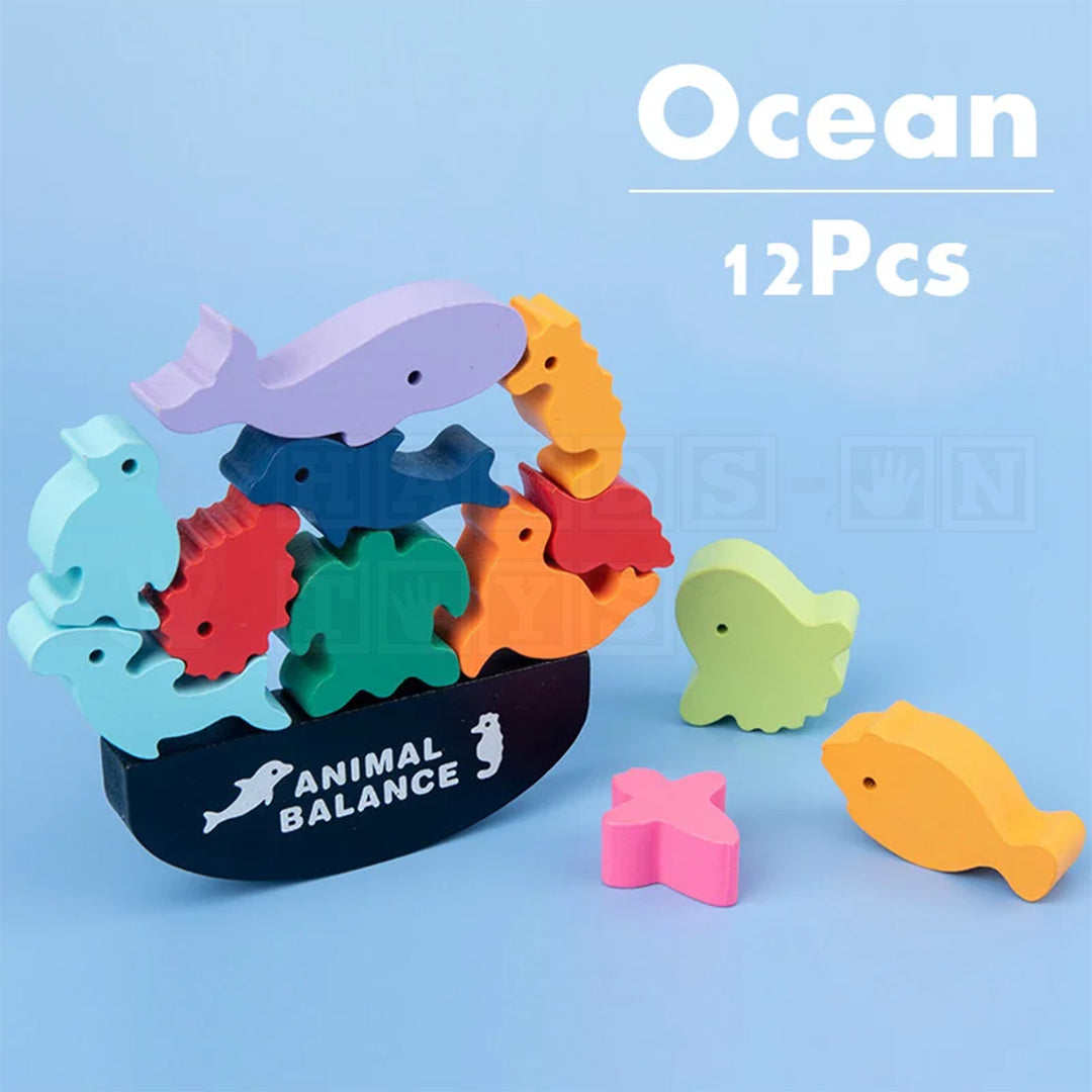 Animal Balance™ Wooden Balance game-Educational Toys-Hands-On Toys