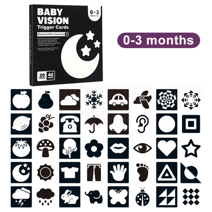 BabyCards™ Baby Visual Stimulation Cards  Sensory Toys.