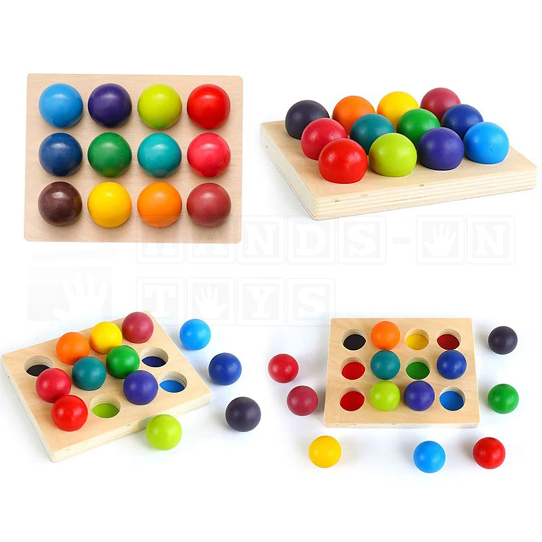 Color Sorting Plates ColorPlate™ Wooden Color Sorting Set! – Hands-On Toys