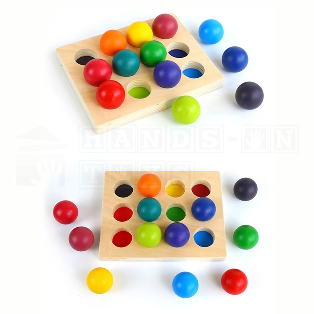 ColorPlate™ Wooden Color Sorting Set!-Sensory Toys-Hands-On Toys