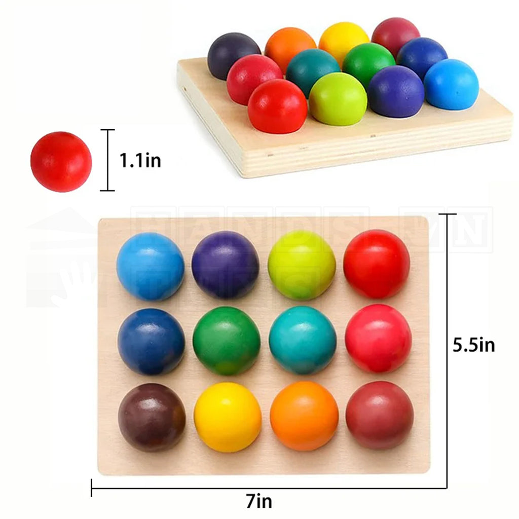 ColorPlate™ Wooden Color Sorting Set! – Hands-On Toys