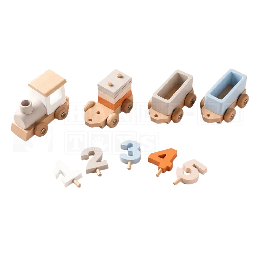NumberTrain™ Wooden Train With Numbers-Educational Toys-Hands-On Toys