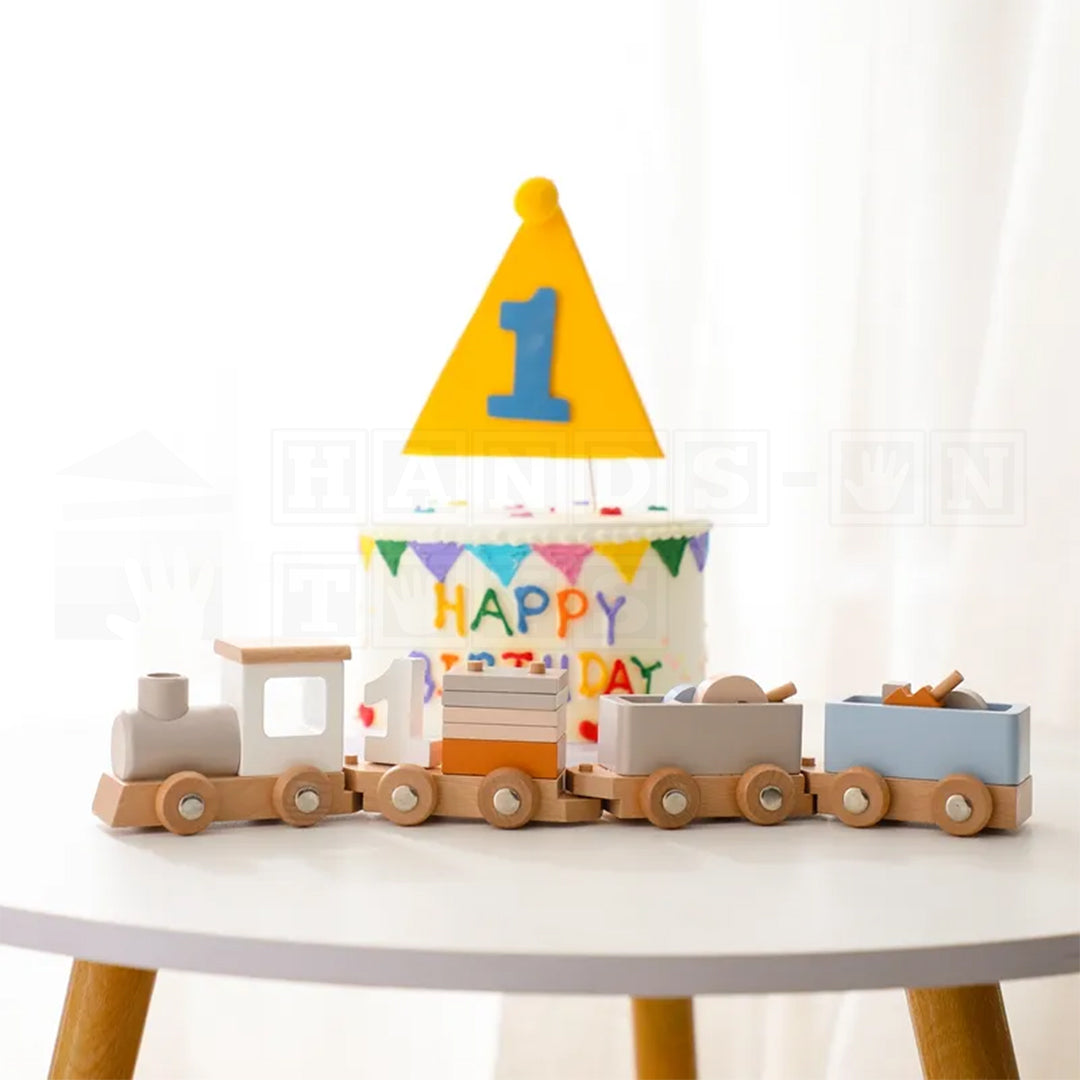 NumberTrain™ Wooden Train With Numbers-Educational Toys-Hands-On Toys