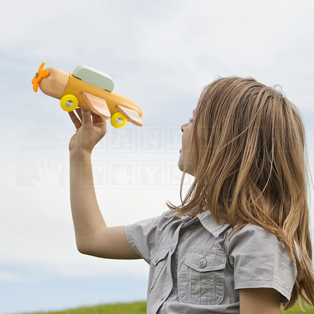 TimberJet™ Wooden Plane-Sensory Toys-Hands-On Toys
