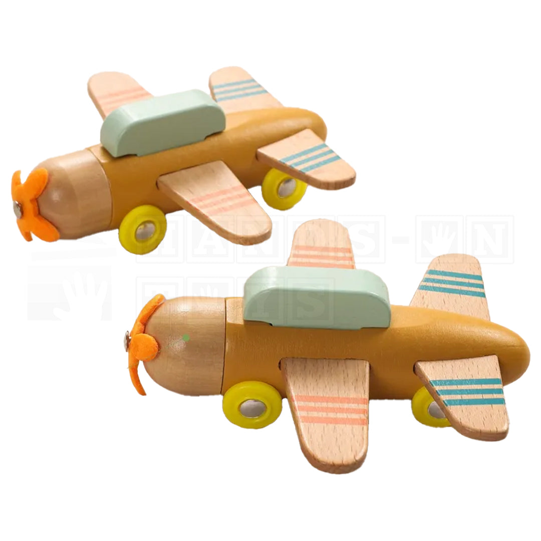TimberJet™ Wooden Plane-Sensory Toys-Hands-On Toys
