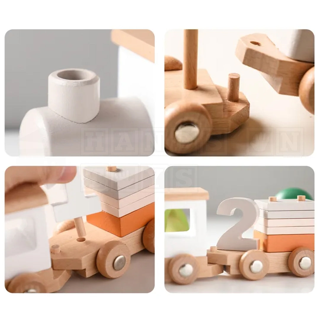 NumberTrain™ Wooden Train With Numbers-Educational Toys-Hands-On Toys