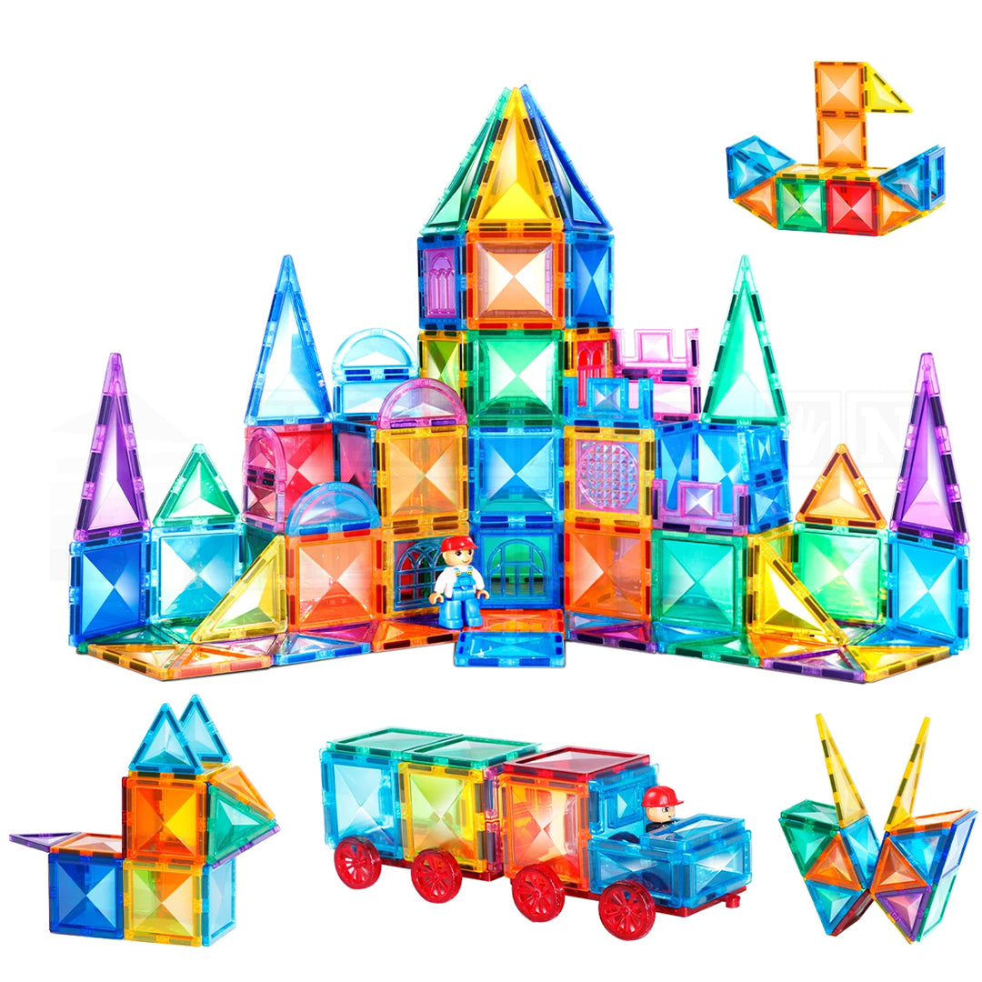 Romboss™ Magnetic Tiles-Educational Toys-Hands-On Toys