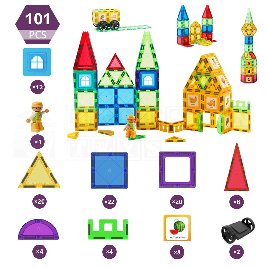 Romboss™ Magnetic Tiles-Educational Toys-Hands-On Toys