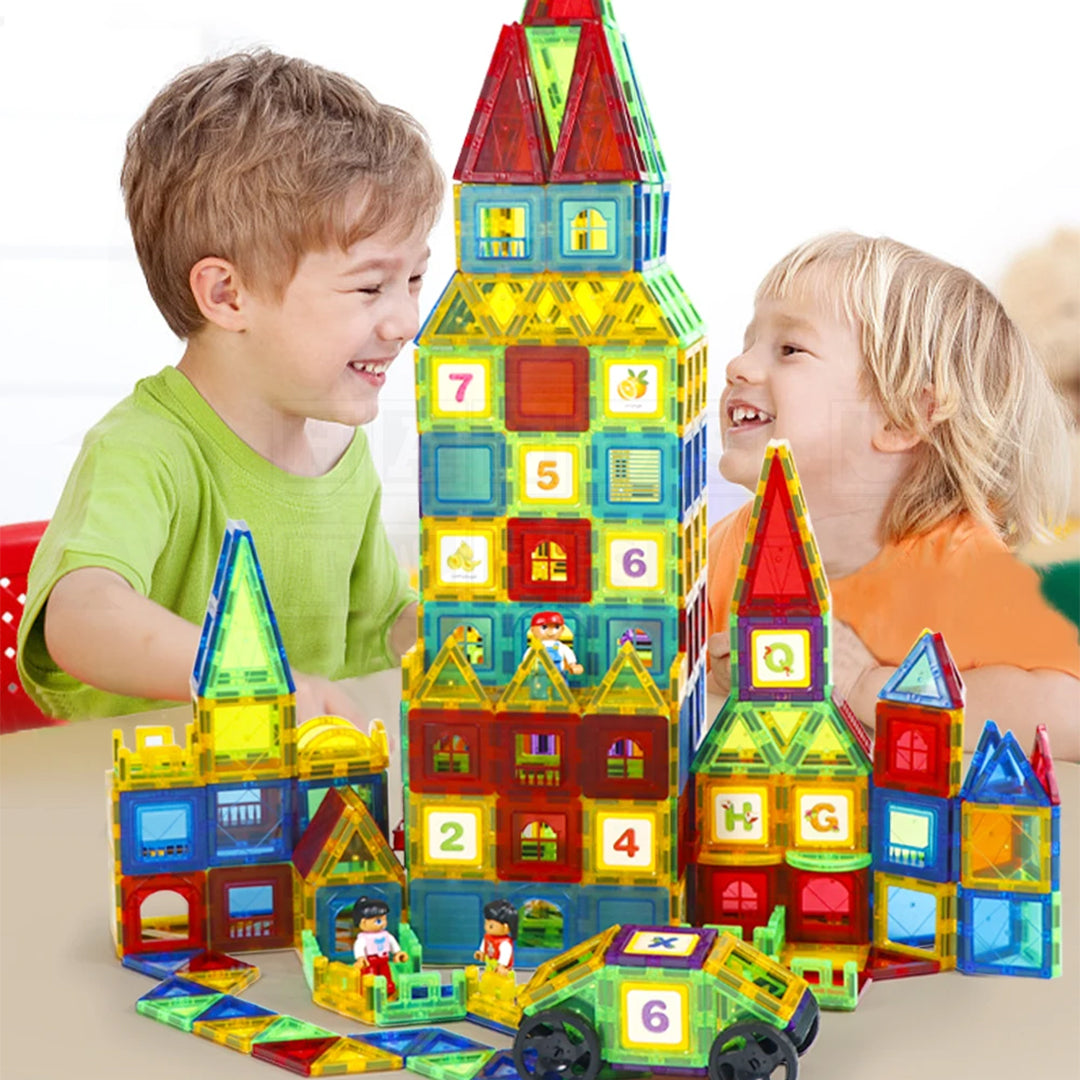 Romboss™ Magnetic Tiles  Educational Toys.