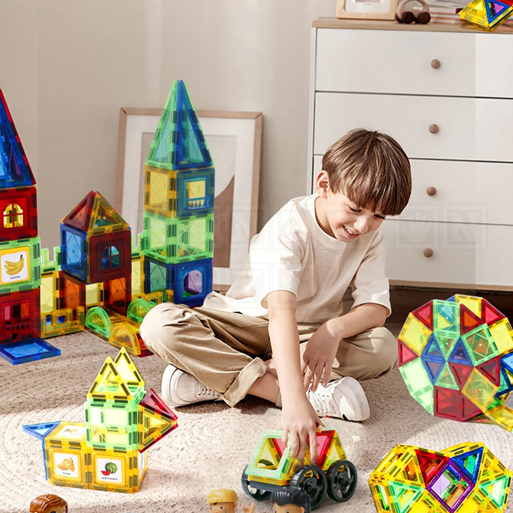 Romboss™ Magnetic Tiles-Educational Toys-Hands-On Toys