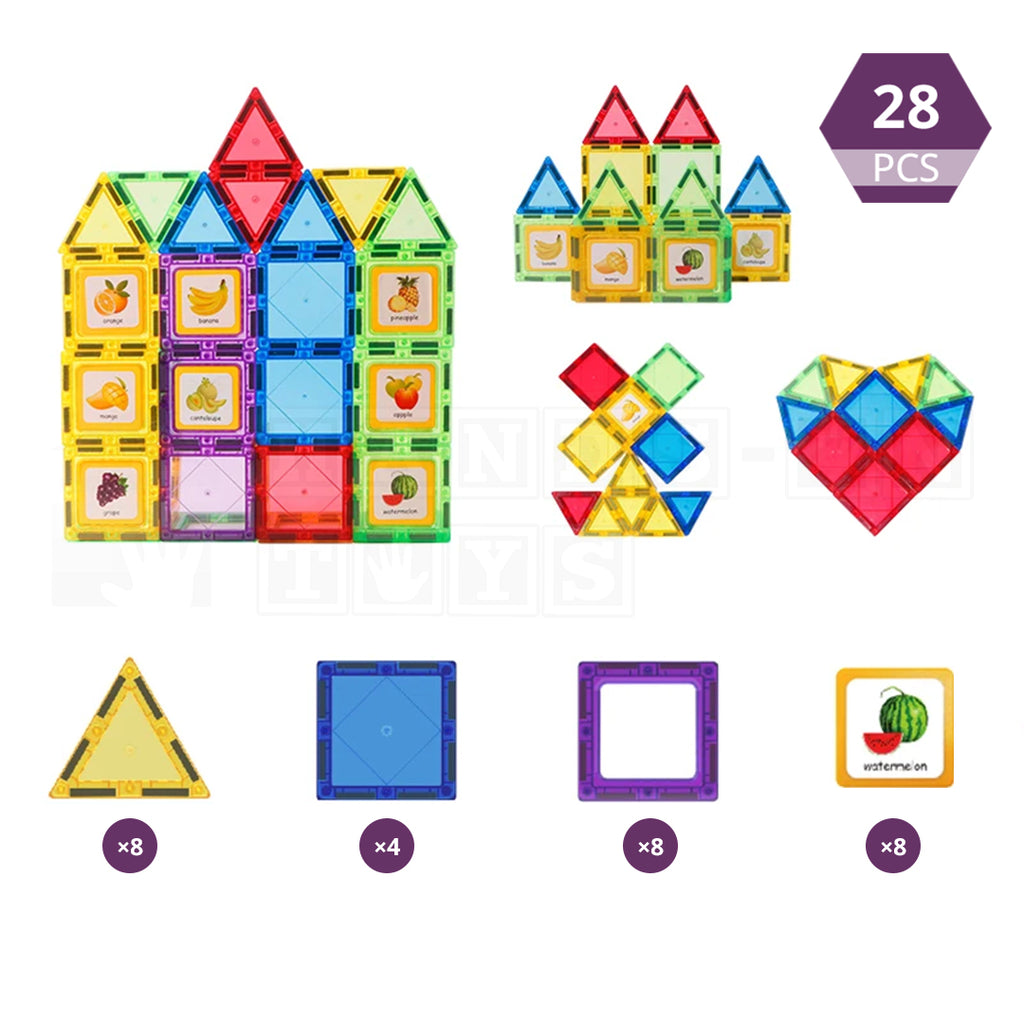 Romboss™ Magnetic Tiles-Educational Toys-Hands-On Toys