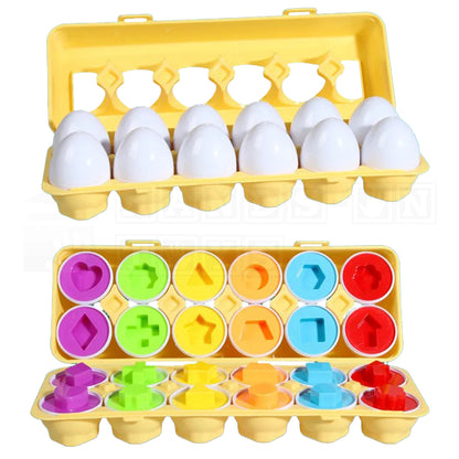 EggLogic™ Montessori Geometric Eggs  Educational Toys.