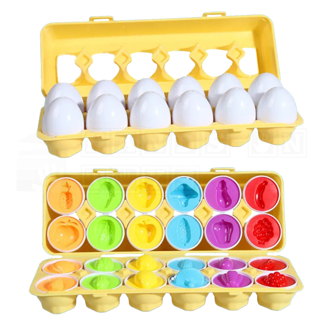 EggLogic™ Montessori Geometric Eggs  Educational Toys.