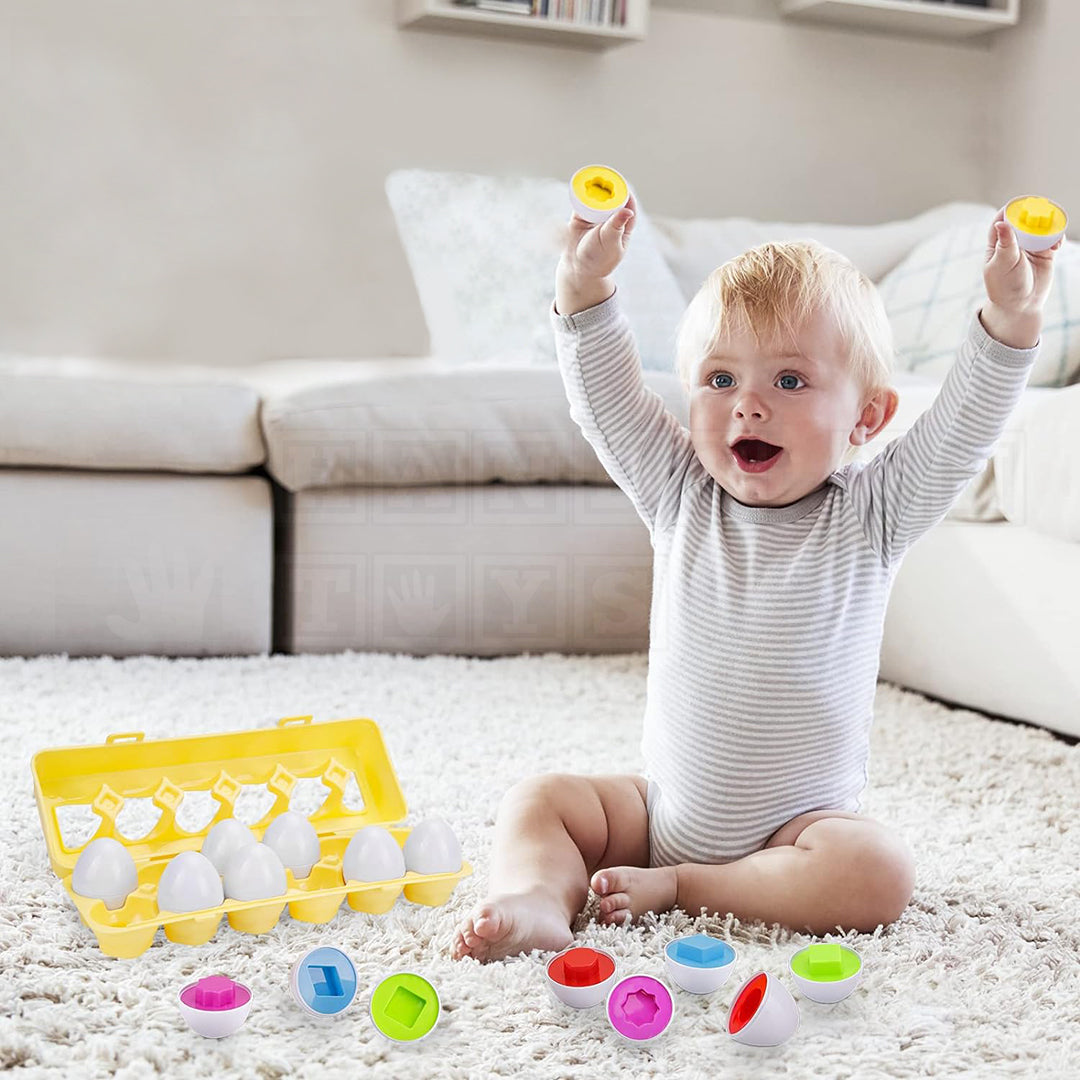 EggLogic™ Montessori Geometric Eggs  Educational Toys.