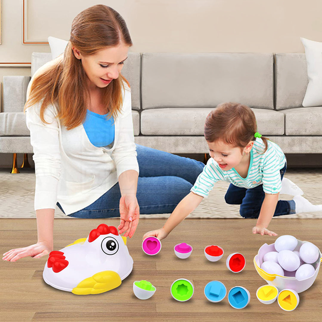 EggLogic™ Montessori Geometric Eggs  Educational Toys.