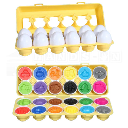 EggLogic™ Montessori Geometric Eggs  Educational Toys.