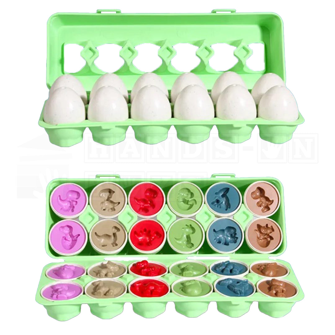 EggLogic™ Montessori Geometric Eggs  Educational Toys.