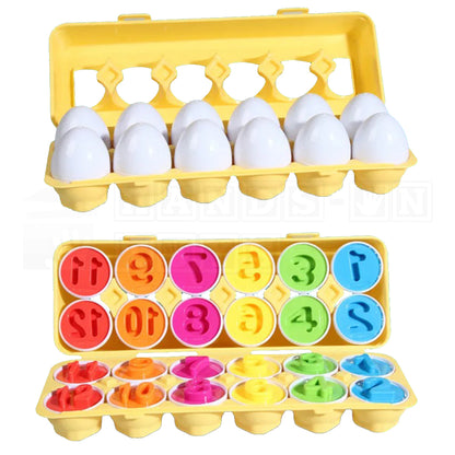 EggLogic™ Montessori Geometric Eggs  Educational Toys.