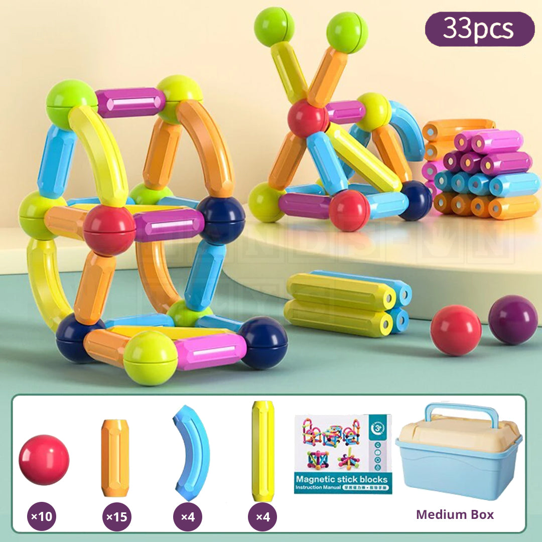 Constructo™ Magnetic Construction Set-Educational Toys-Hands-On Toys
