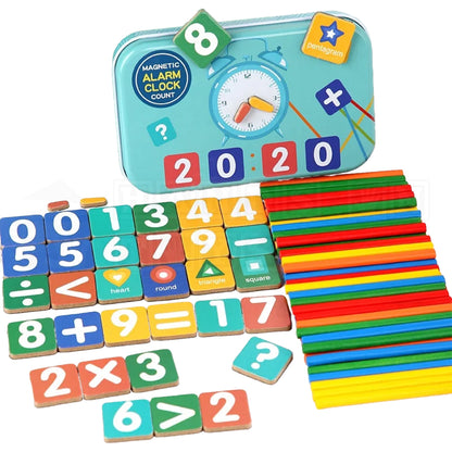 TimeWise™ Magnetic Counting Clock  Math Toys.