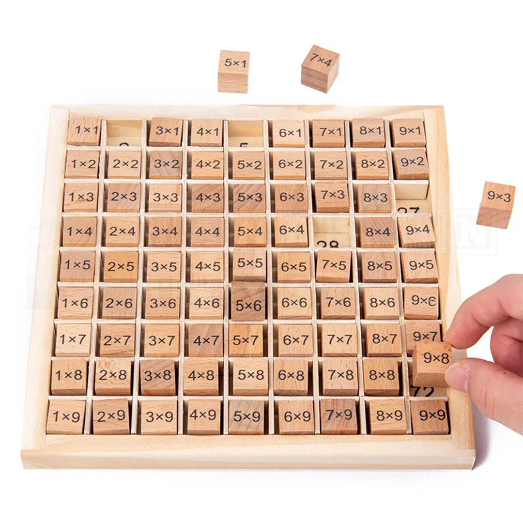 MultiCubes™ Wooden Multiplication Table-Math Toys-Hands-On Toys