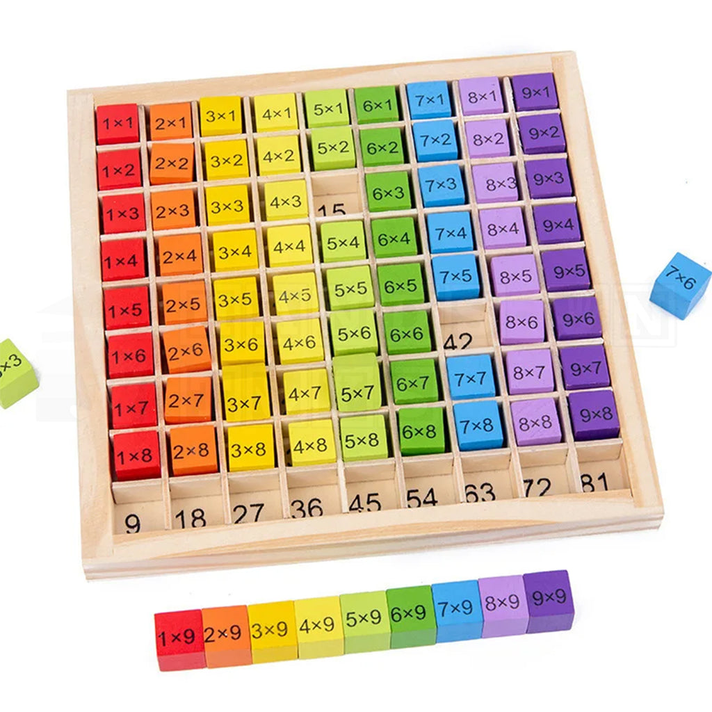 MultiCubes™ Wooden Multiplication Table-Math Toys-Hands-On Toys