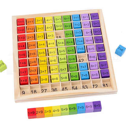 MultiCubes™ Wooden Multiplication Table  Math Toys.