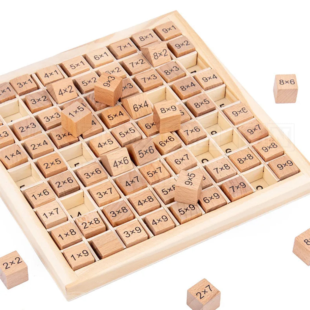 MultiCubes™ Wooden Multiplication Table-Math Toys-Hands-On Toys