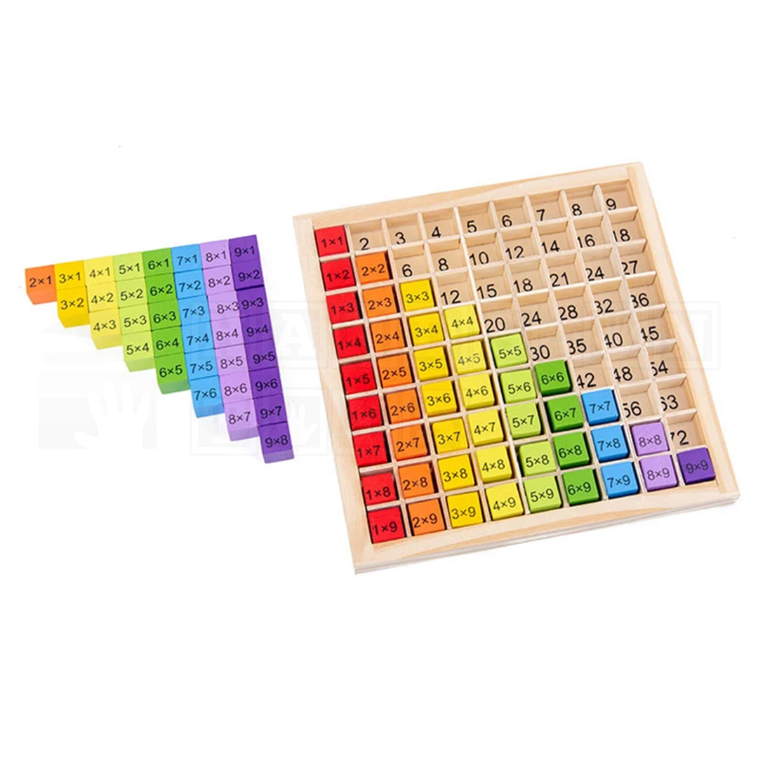 MultiCubes™ Wooden Multiplication Table-Math Toys-Hands-On Toys