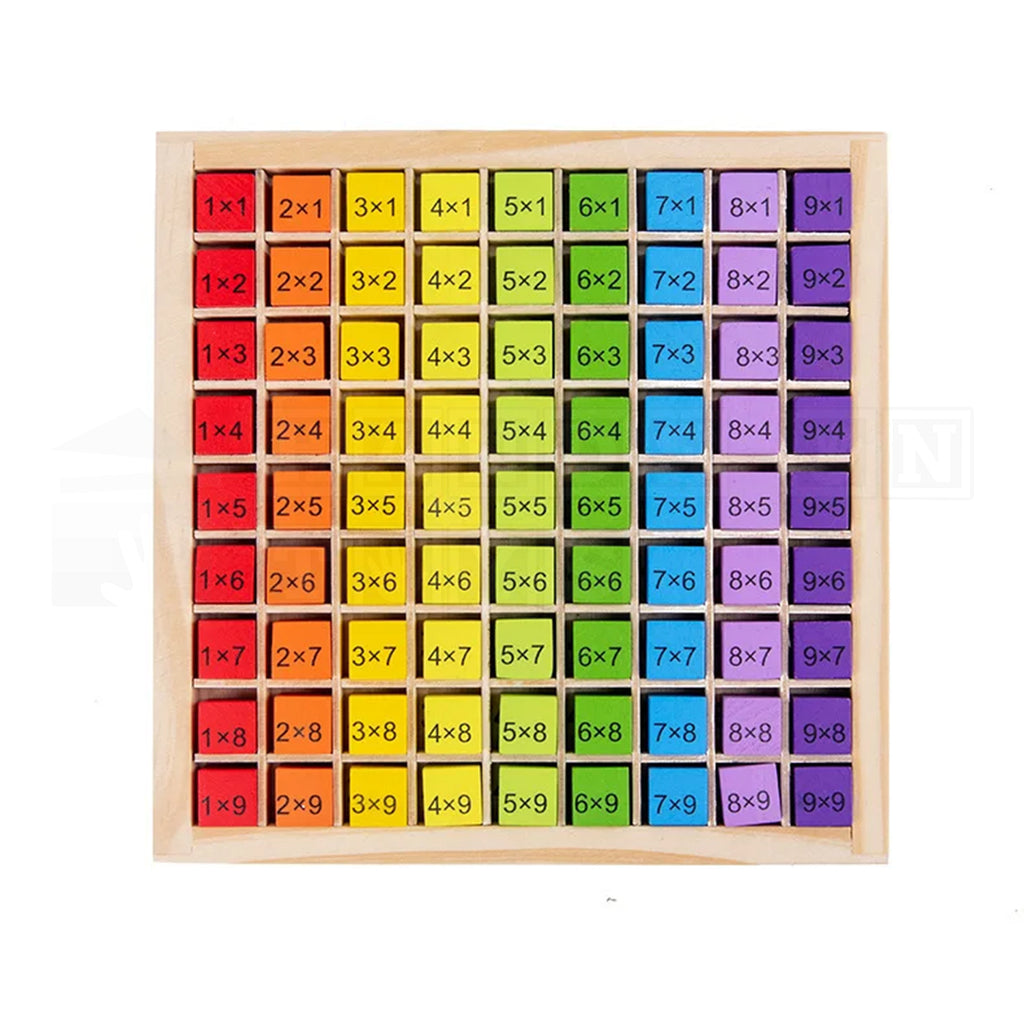 MultiCubes™ Wooden Multiplication Table-Math Toys-Hands-On Toys