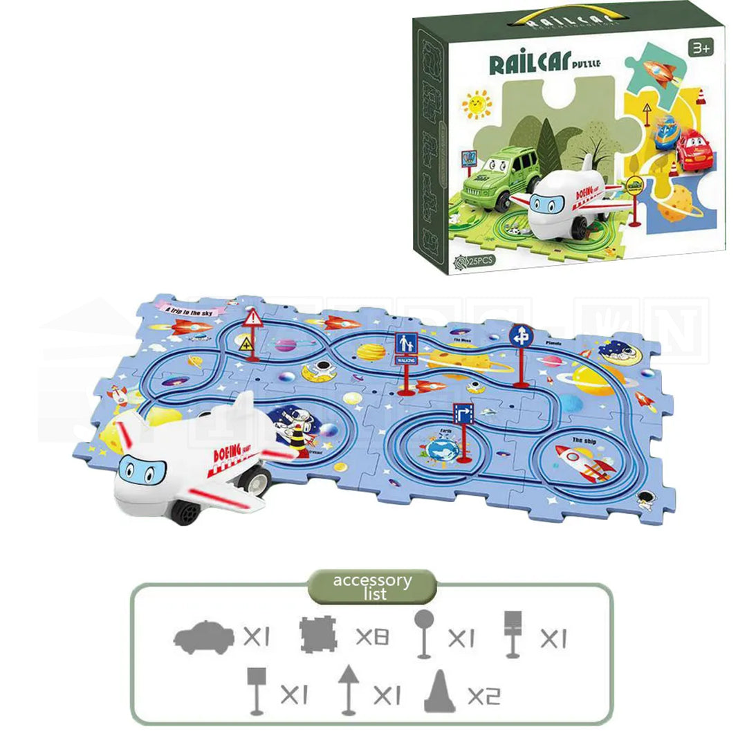 PuzzleRide™ Puzzle Track Set-Puzzles-Hands-On Toys