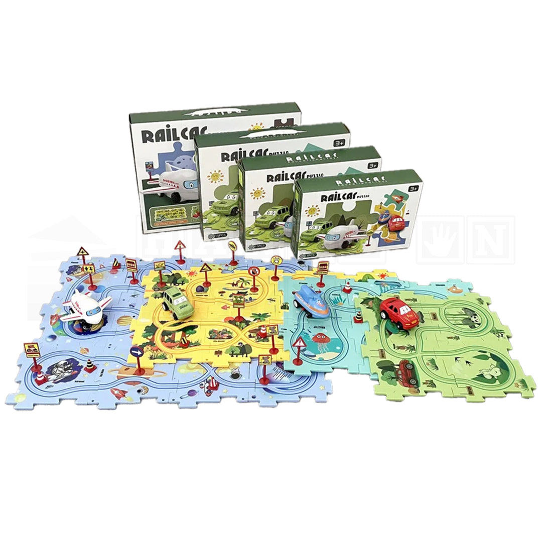 PuzzleRide™ Puzzle Track Set-Puzzles-Hands-On Toys