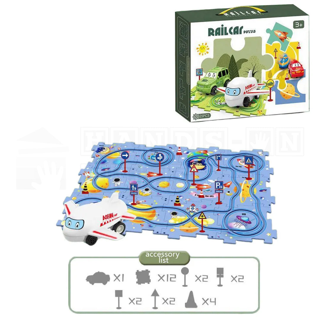 PuzzleRide™ Puzzle Track Set-Puzzles-Hands-On Toys