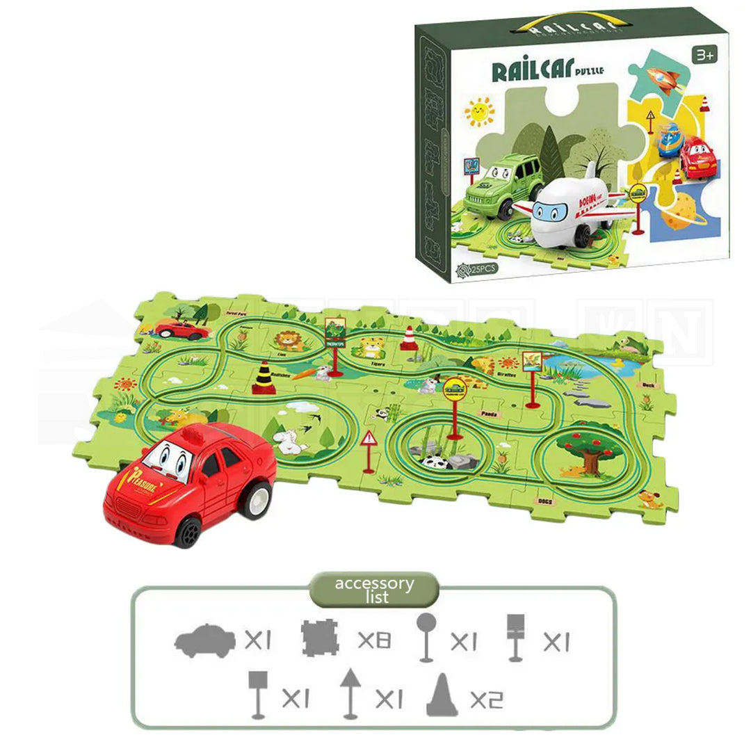 PuzzleRide™ Puzzle Track Set-Puzzles-Hands-On Toys