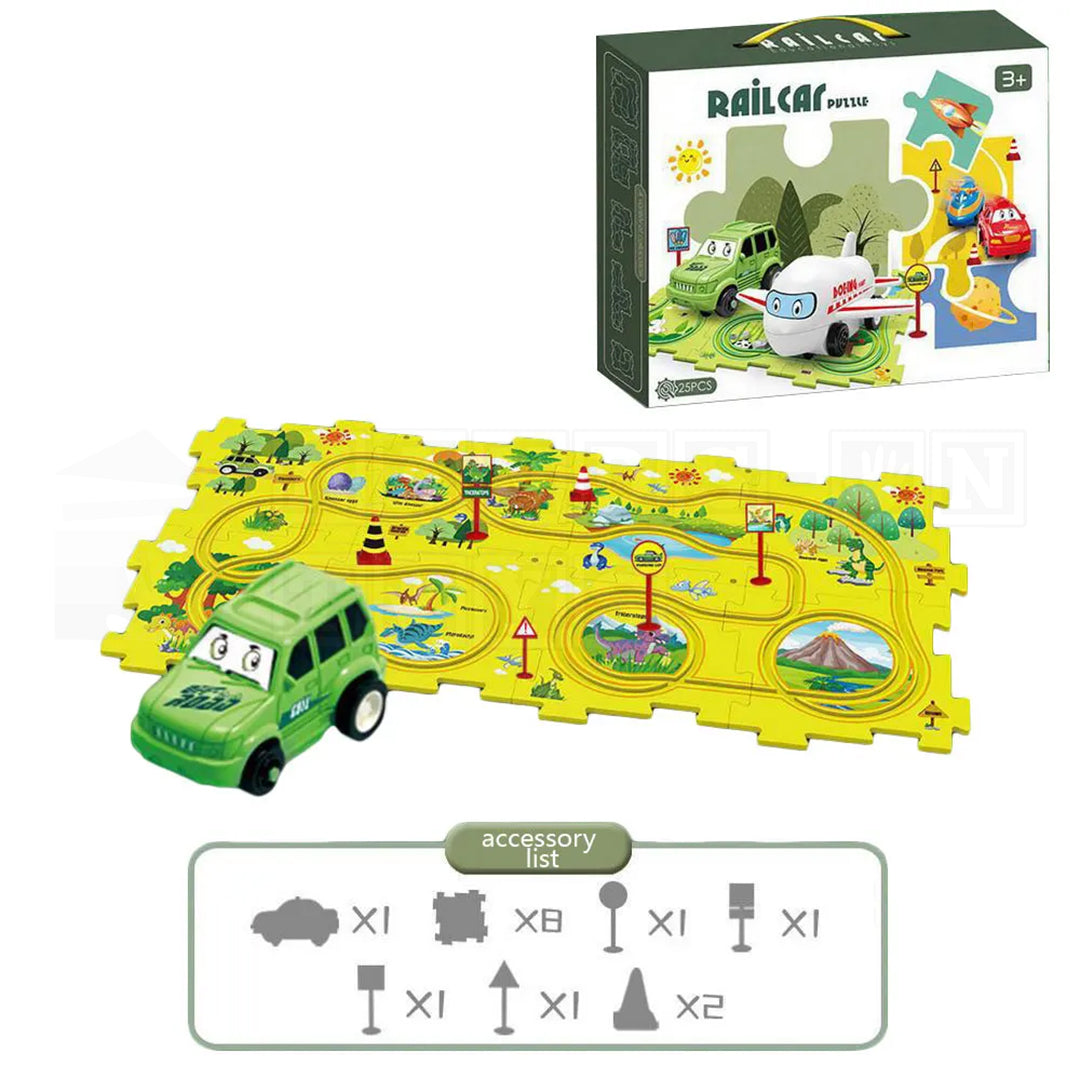 PuzzleRide™ Puzzle Track Set-Puzzles-Hands-On Toys
