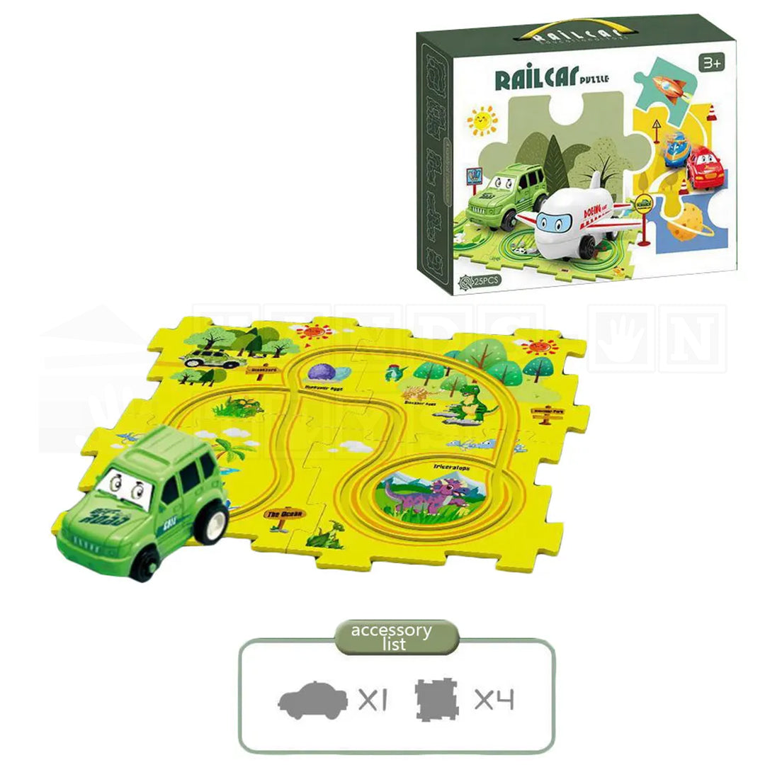 PuzzleRide™ Puzzle Track Set-Puzzles-Hands-On Toys