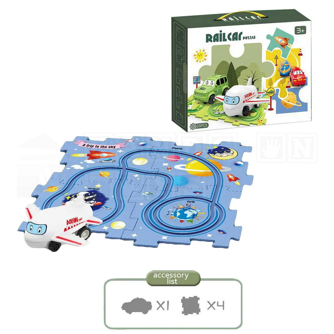 PuzzleRide™ Puzzle Track Set-Puzzles-Hands-On Toys
