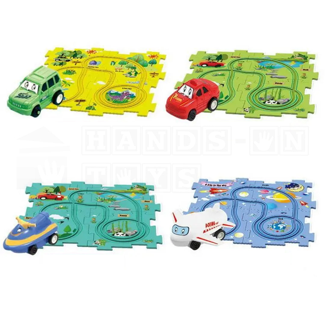 PuzzleRide™ Puzzle Track Set-Puzzles-Hands-On Toys