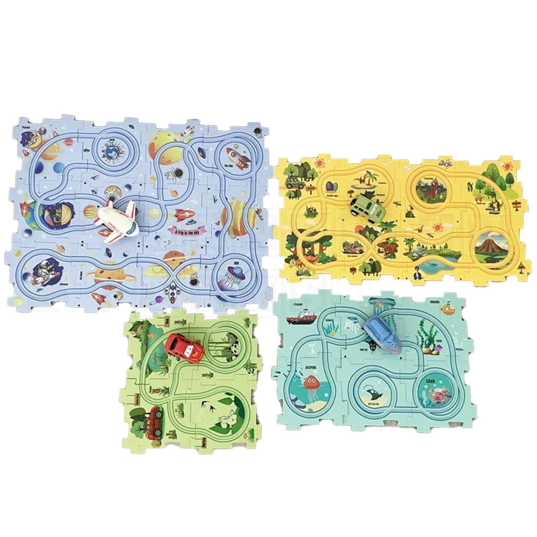PuzzleRide™ Puzzle Track Set-Puzzles-Hands-On Toys