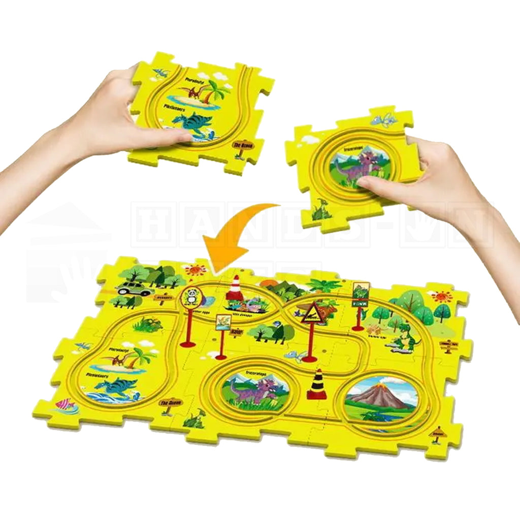 PuzzleRide™ Puzzle Track Set-Puzzles-Hands-On Toys