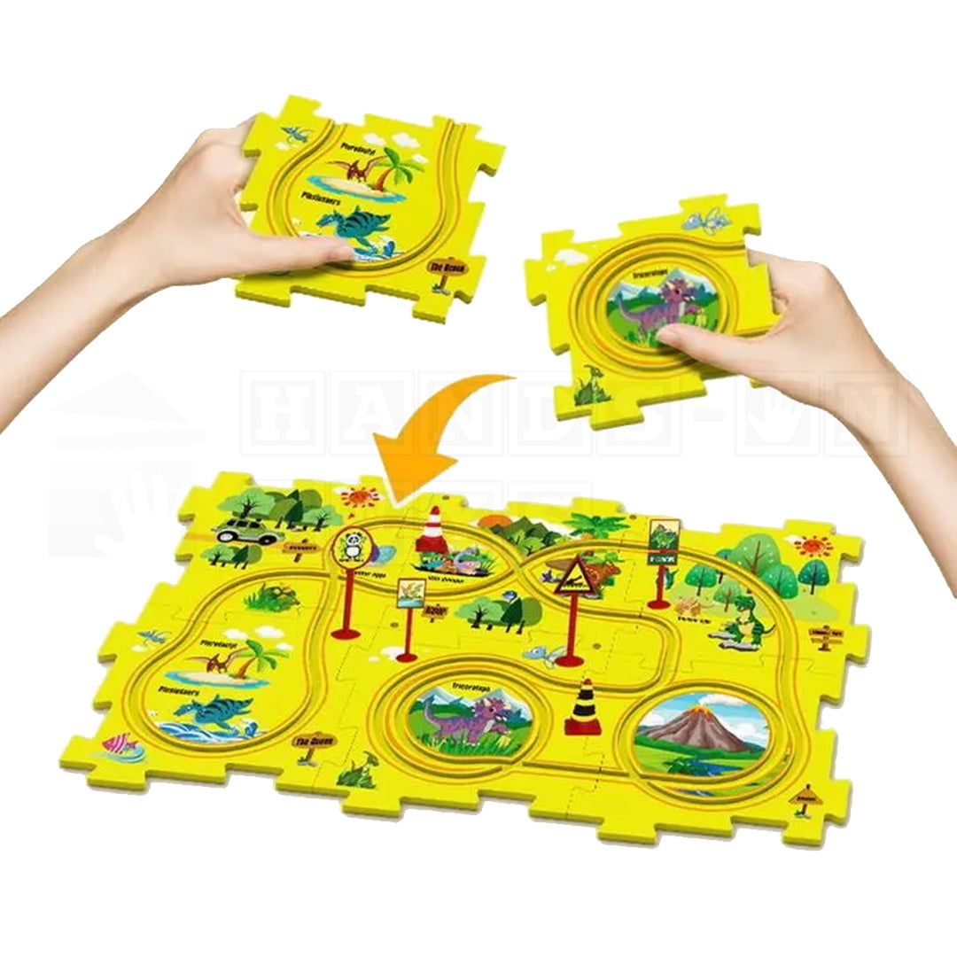PuzzleRide™ Puzzle Track Set-Puzzles-Hands-On Toys