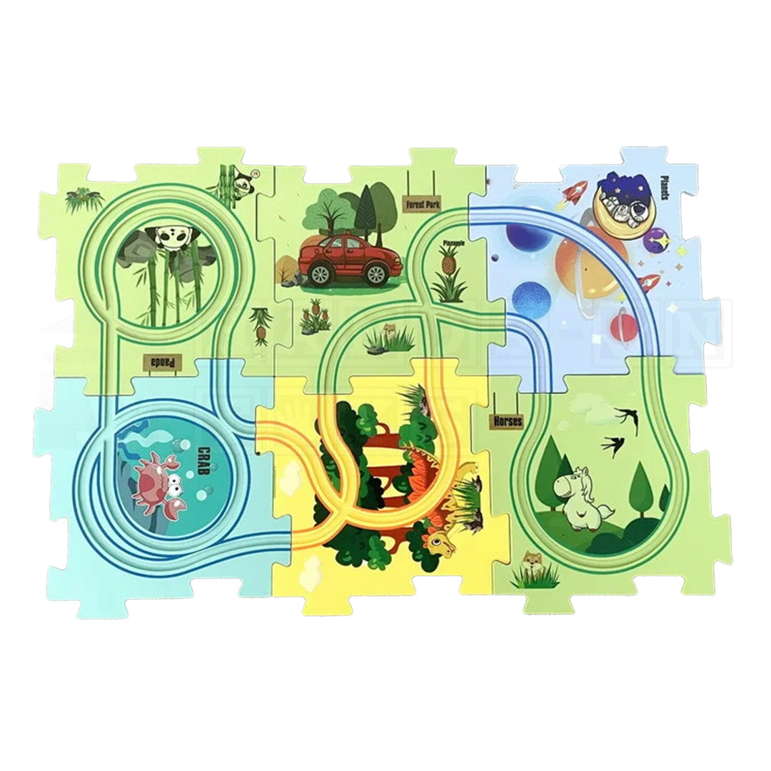 PuzzleRide™ Puzzle Track Set-Puzzles-Hands-On Toys