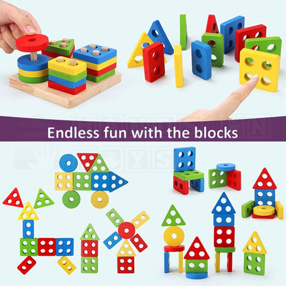 EduSet™ 6 Wooden Montessori Toy Set  Educational Toys.