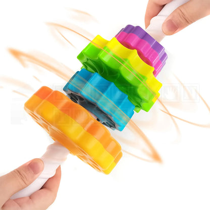 RainbowSpins™ Spinning Stacking Tower  Sensory Toys.