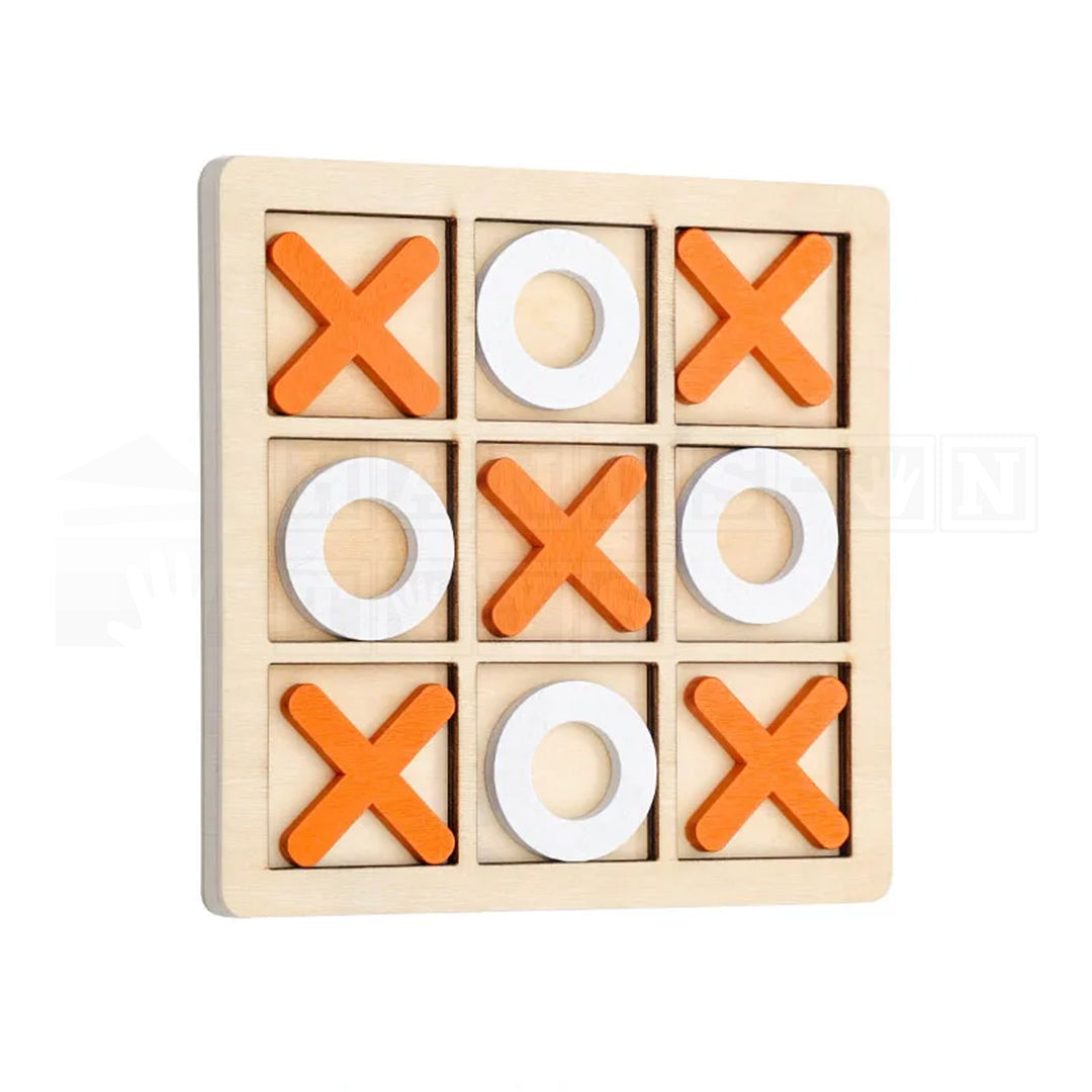 TicTacTimber™ Tic-Tac-Toe Wooden Game-Math Toys-Hands-On Toys