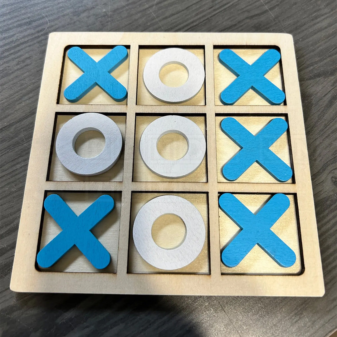 TicTacTimber™ Tic-Tac-Toe Wooden Game  Math Toys.