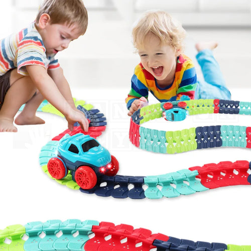 FlexTrack™ Dynamic Racing Track learning toy by Hands-On Toys