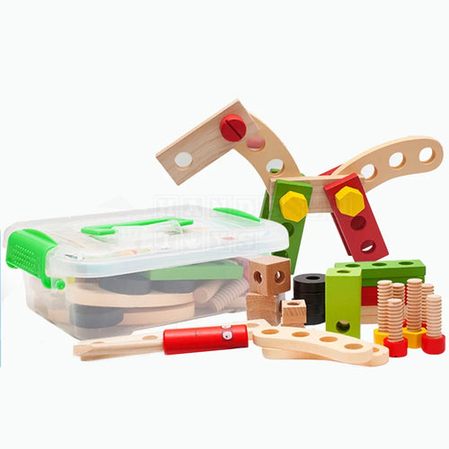 WoodWorx Set™ Wooden Assembly Set learning toy by Hands-On Toys